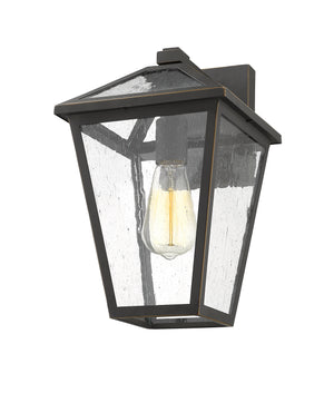 Z-Lite - 579M-ORB - One Light Outdoor Wall Light - Talbot - Oil Rubbed Bronze