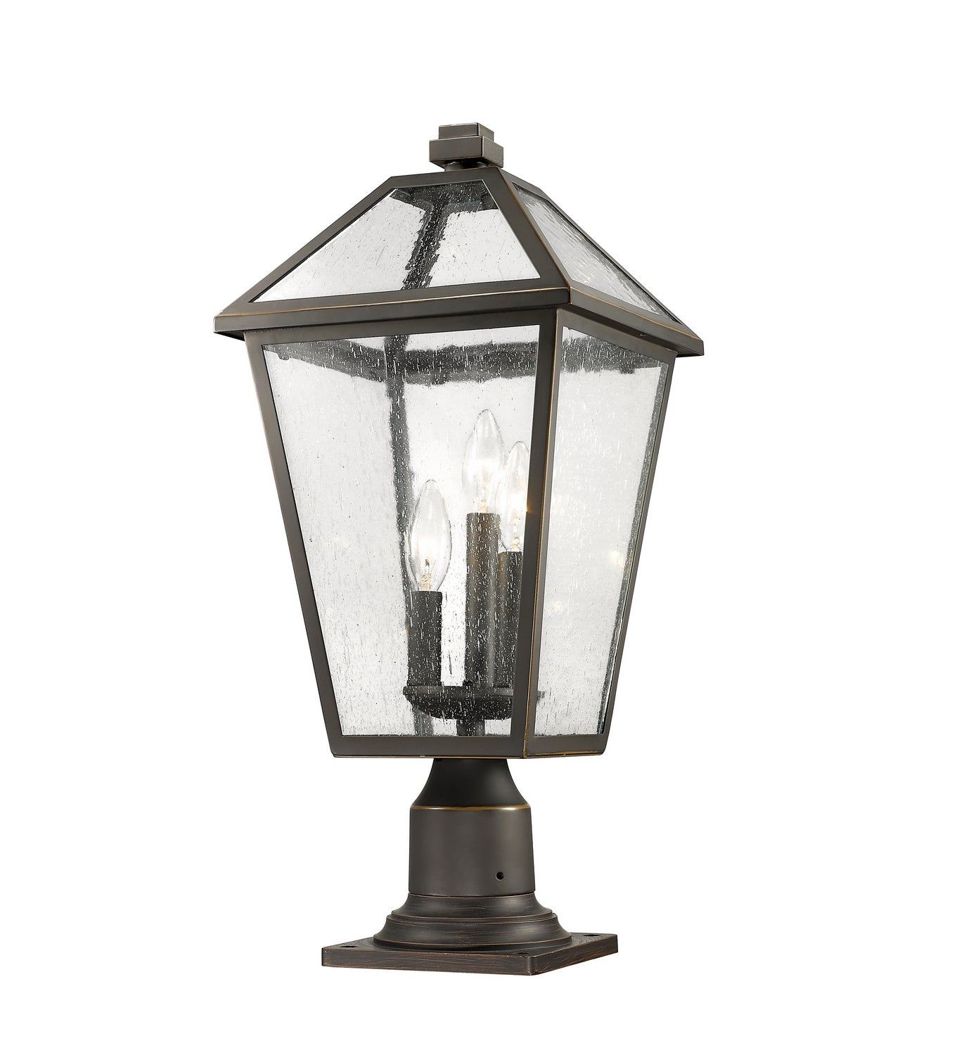 Z-Lite - 579PHBR-533PM-ORB - Three Light Outdoor Pier Mount - Talbot - Oil Rubbed Bronze