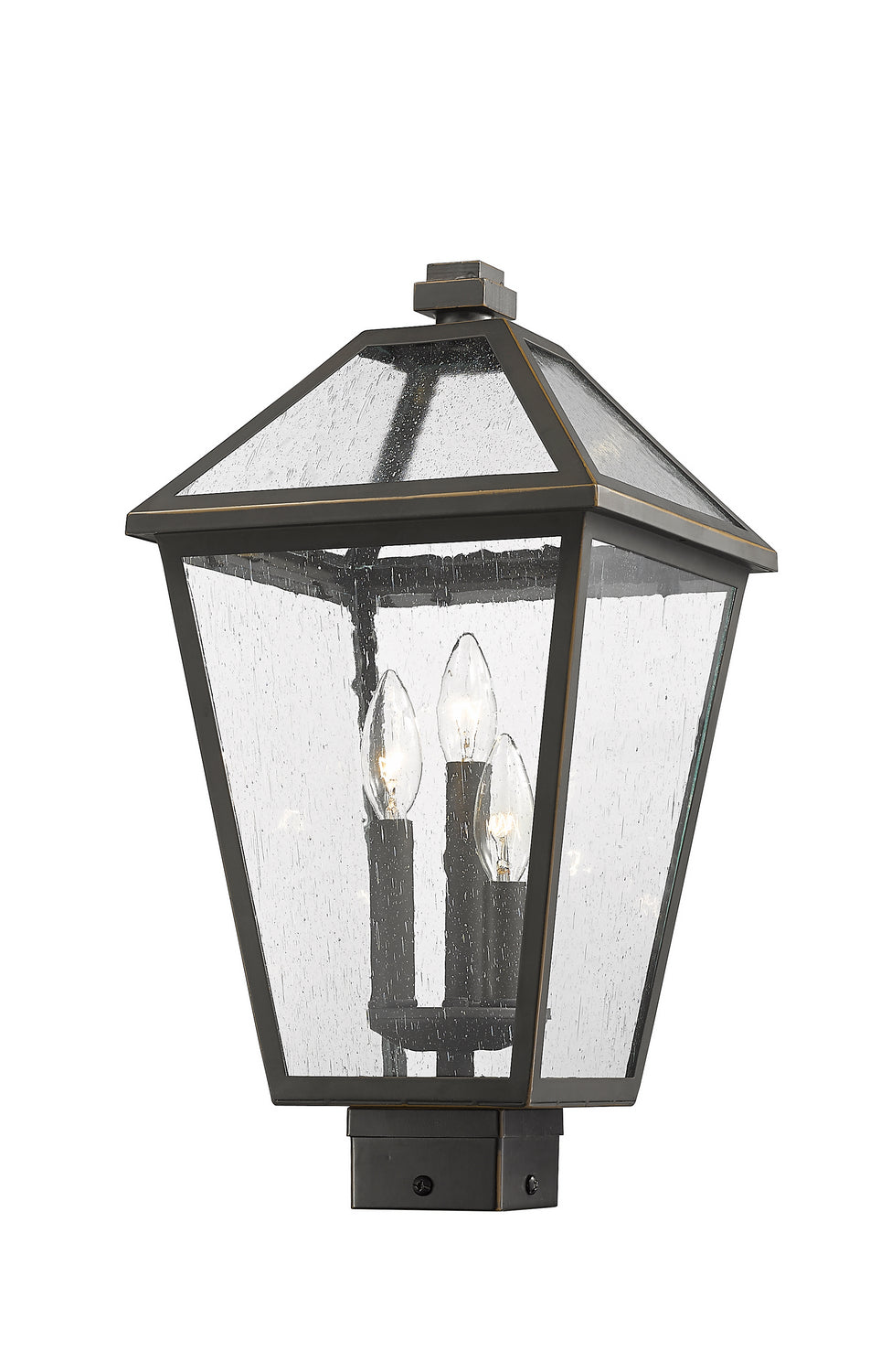 Z-Lite - 579PHBS-ORB - Three Light Outdoor Post Mount Fixture - Talbot - Oil Rubbed Bronze