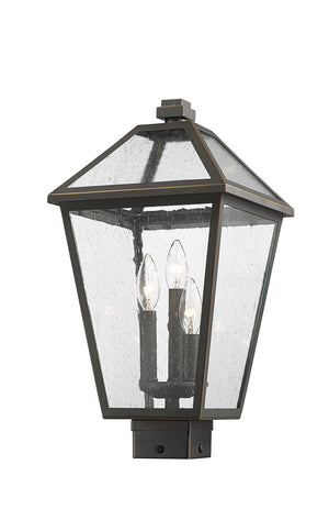 Z-Lite - 579PHBS-ORB - Three Light Outdoor Post Mount Fixture - Talbot - Oil Rubbed Bronze