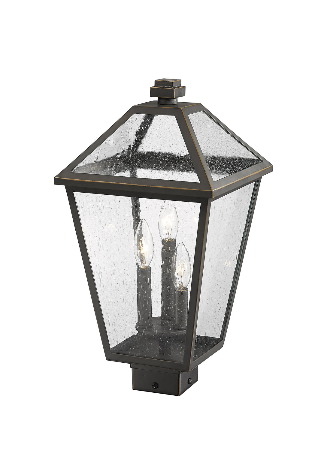Z-Lite - 579PHBS-ORB - Three Light Outdoor Post Mount Fixture - Talbot - Oil Rubbed Bronze