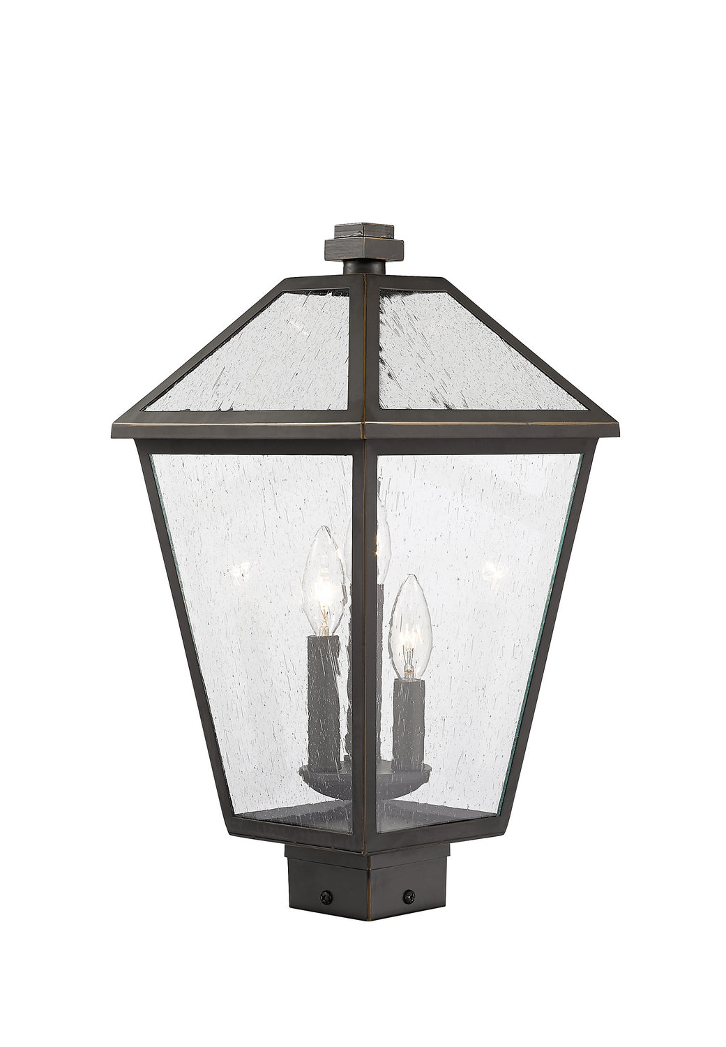 Z-Lite - 579PHBS-ORB - Three Light Outdoor Post Mount Fixture - Talbot - Oil Rubbed Bronze