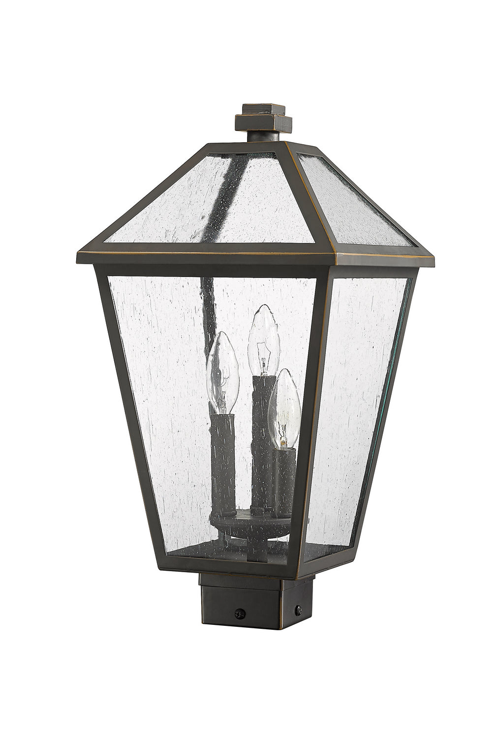 Z-Lite - 579PHBS-ORB - Three Light Outdoor Post Mount Fixture - Talbot - Oil Rubbed Bronze