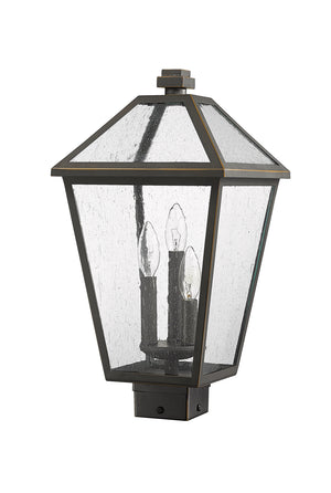 Z-Lite - 579PHBS-ORB - Three Light Outdoor Post Mount Fixture - Talbot - Oil Rubbed Bronze