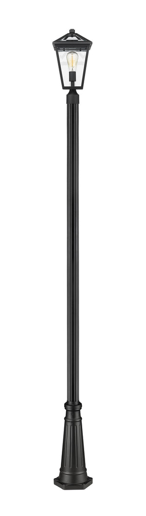Z-Lite - 579PHMR-519P-BK - One Light Outdoor Post Mounted Fixture - Talbot - Black