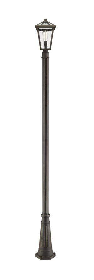 Z-Lite - 579PHMR-519P-ORB - One Light Outdoor Post Mounted Fixture - Talbot - Oil Rubbed Bronze