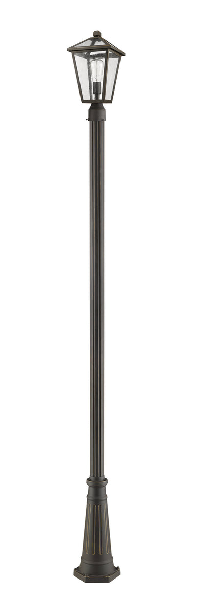 Z-Lite - 579PHMR-519P-ORB - One Light Outdoor Post Mounted Fixture - Talbot - Oil Rubbed Bronze