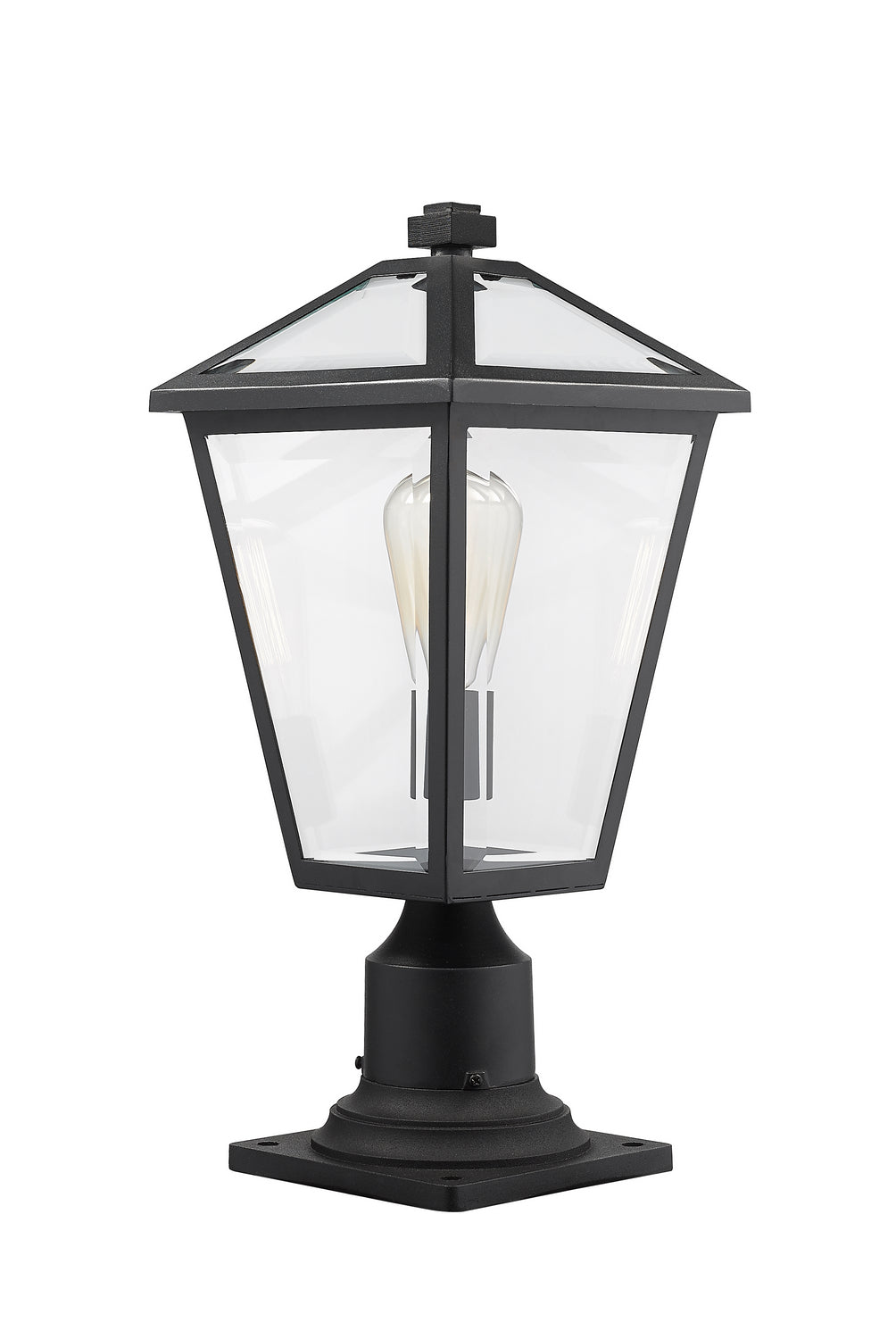 Z-Lite - 579PHMR-533PM-BK - One Light Outdoor Pier Mounted Fixture - Talbot - Black