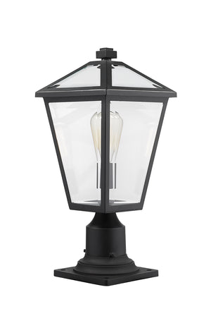 Z-Lite - 579PHMR-533PM-BK - One Light Outdoor Pier Mounted Fixture - Talbot - Black