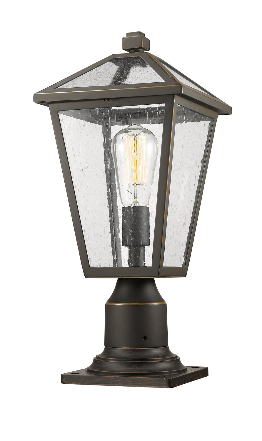 Z-Lite - 579PHMR-533PM-ORB - One Light Outdoor Pier Mounted Fixture - Talbot - Oil Rubbed Bronze
