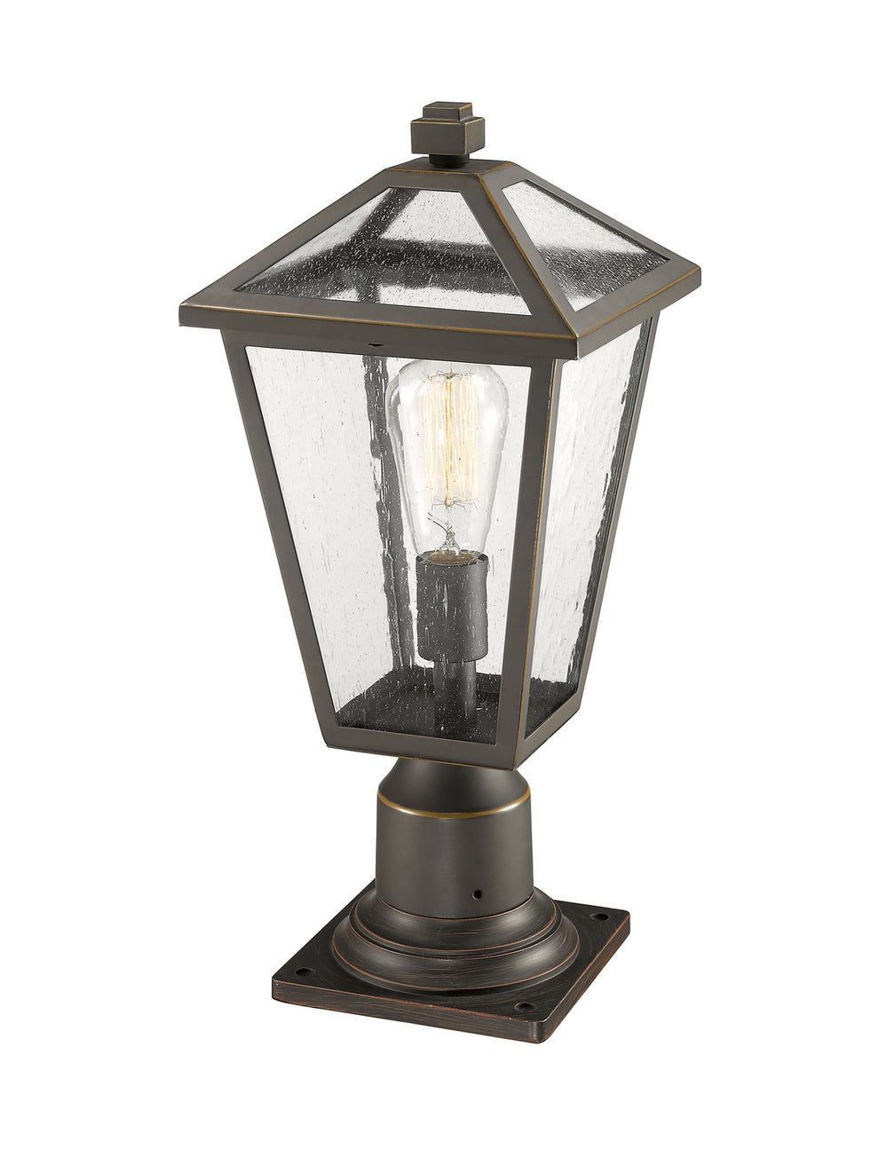 Z-Lite - 579PHMR-533PM-ORB - One Light Outdoor Pier Mounted Fixture - Talbot - Oil Rubbed Bronze