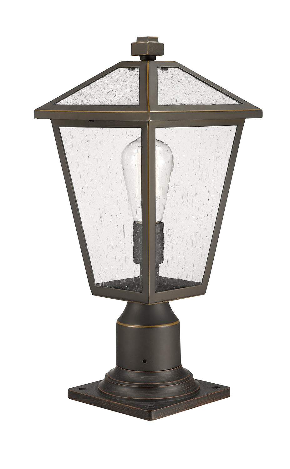 Z-Lite - 579PHMR-533PM-ORB - One Light Outdoor Pier Mount - Talbot - Oil Rubbed Bronze