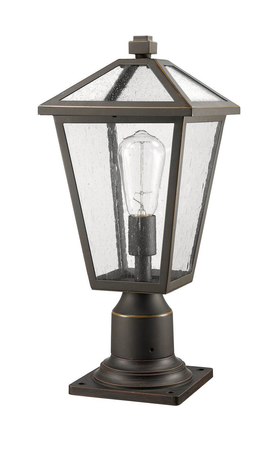 Z-Lite - 579PHMR-533PM-ORB - One Light Outdoor Pier Mounted Fixture - Talbot - Oil Rubbed Bronze
