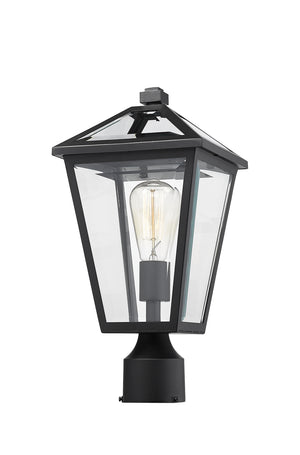 Z-Lite - 579PHMR-BK - One Light Outdoor Post Mount Fixture - Talbot - Black