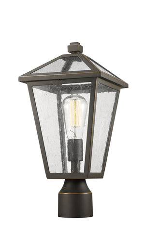 Z-Lite - 579PHMR-ORB - One Light Outdoor Post Mount Fixture - Talbot - Oil Rubbed Bronze