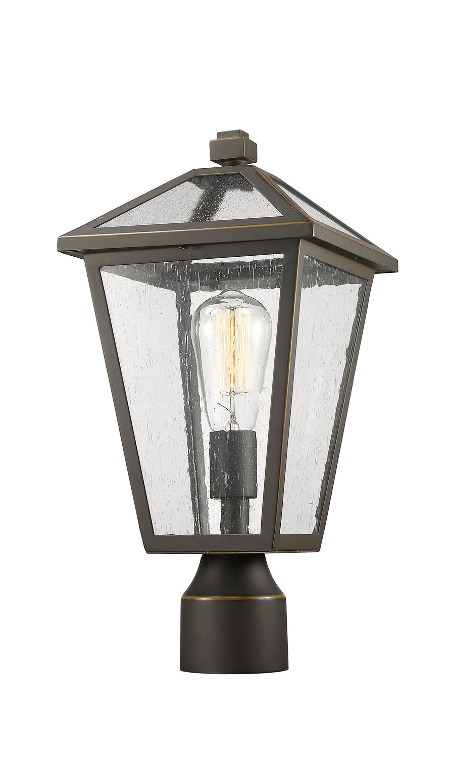 Z-Lite - 579PHMR-ORB - One Light Outdoor Post Mount Fixture - Talbot - Oil Rubbed Bronze