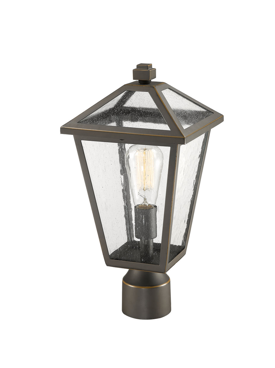 Z-Lite - 579PHMR-ORB - One Light Outdoor Post Mount - Talbot - Oil Rubbed Bronze