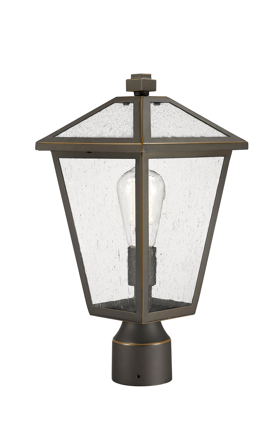 Z-Lite - 579PHMR-ORB - One Light Outdoor Post Mount - Talbot - Oil Rubbed Bronze