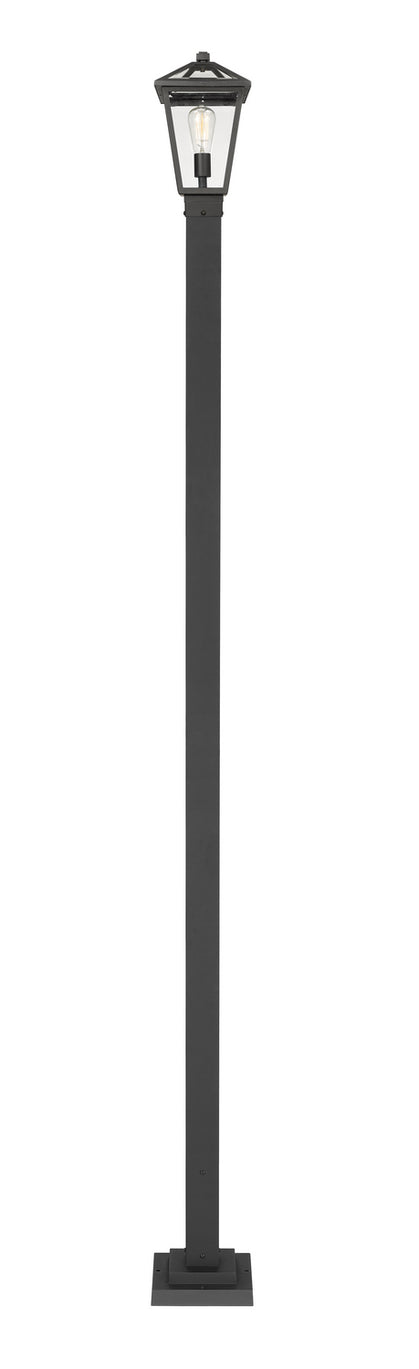 Z-Lite - 579PHMS-536P-BK - One Light Outdoor Post Mounted Fixture - Talbot - Black