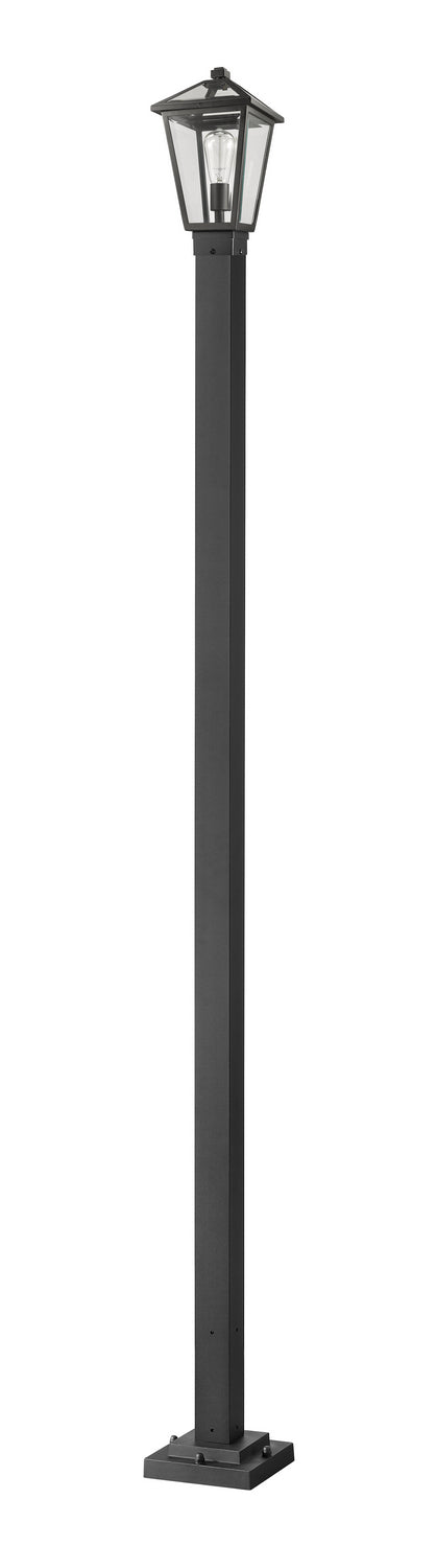 Z-Lite - 579PHMS-536P-BK - One Light Outdoor Post Mounted Fixture - Talbot - Black