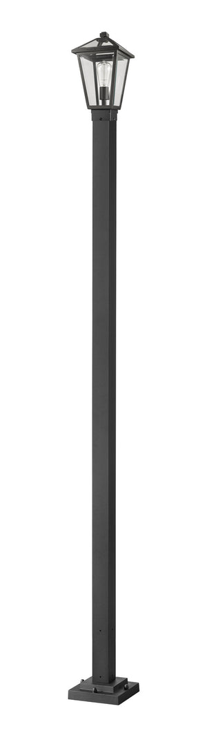 Z-Lite - 579PHMS-536P-BK - One Light Outdoor Post Mounted Fixture - Talbot - Black