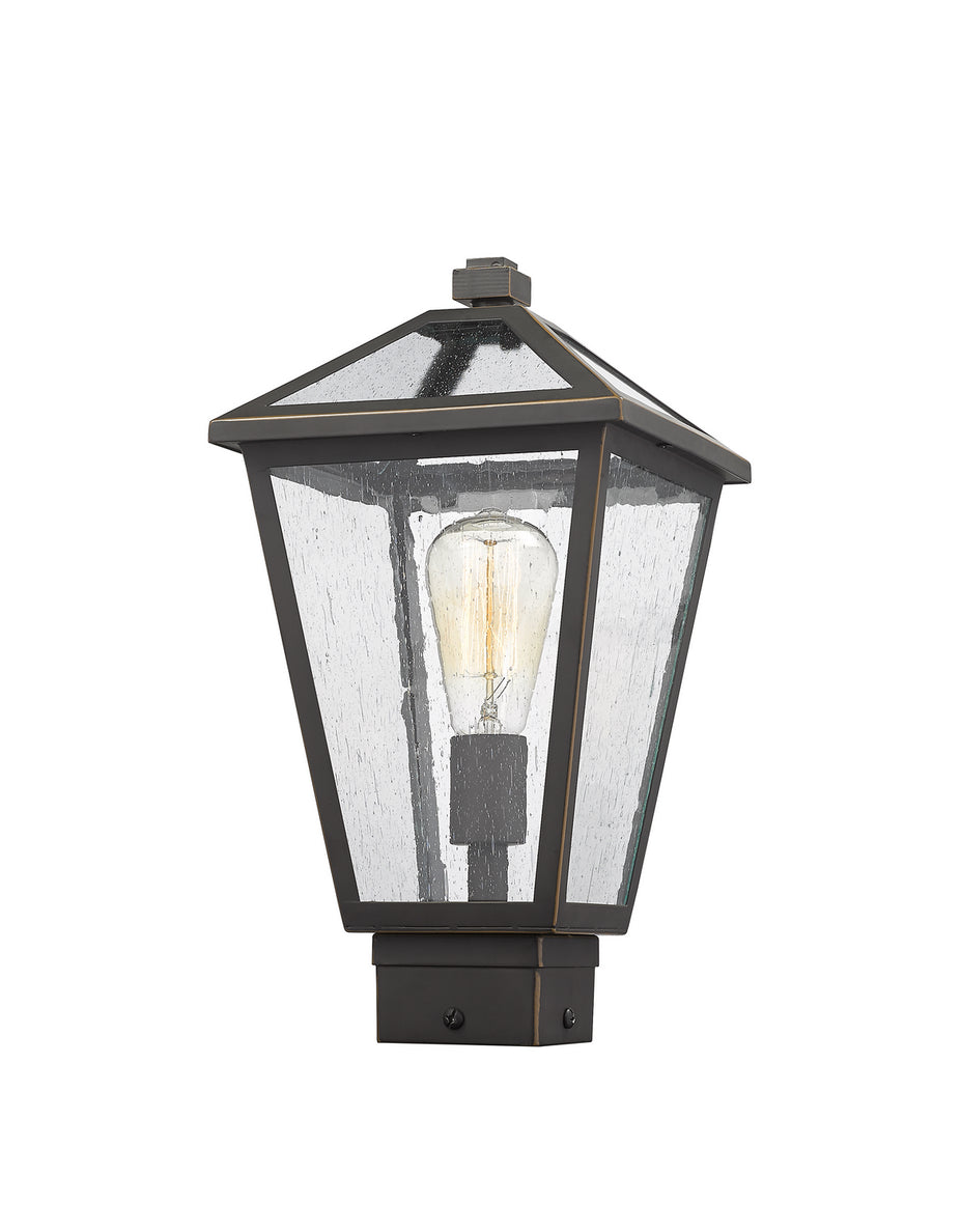 Z-Lite - 579PHMS-ORB - One Light Outdoor Post Mount Fixture - Talbot - Oil Rubbed Bronze