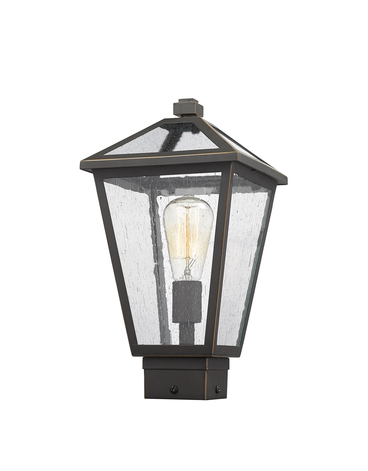 Z-Lite - 579PHMS-ORB - One Light Outdoor Post Mount Fixture - Talbot - Oil Rubbed Bronze