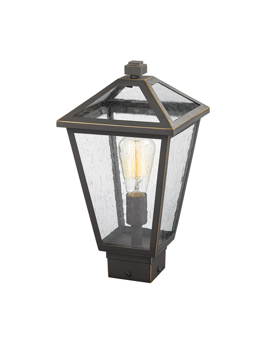 Z-Lite - 579PHMS-ORB - One Light Outdoor Post Mount Fixture - Talbot - Oil Rubbed Bronze