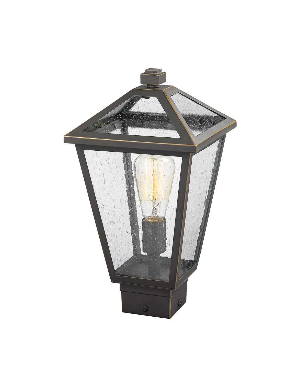Z-Lite - 579PHMS-ORB - One Light Outdoor Post Mount Fixture - Talbot - Oil Rubbed Bronze