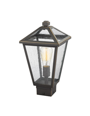 Z-Lite - 579PHMS-ORB - One Light Outdoor Post Mount Fixture - Talbot - Oil Rubbed Bronze