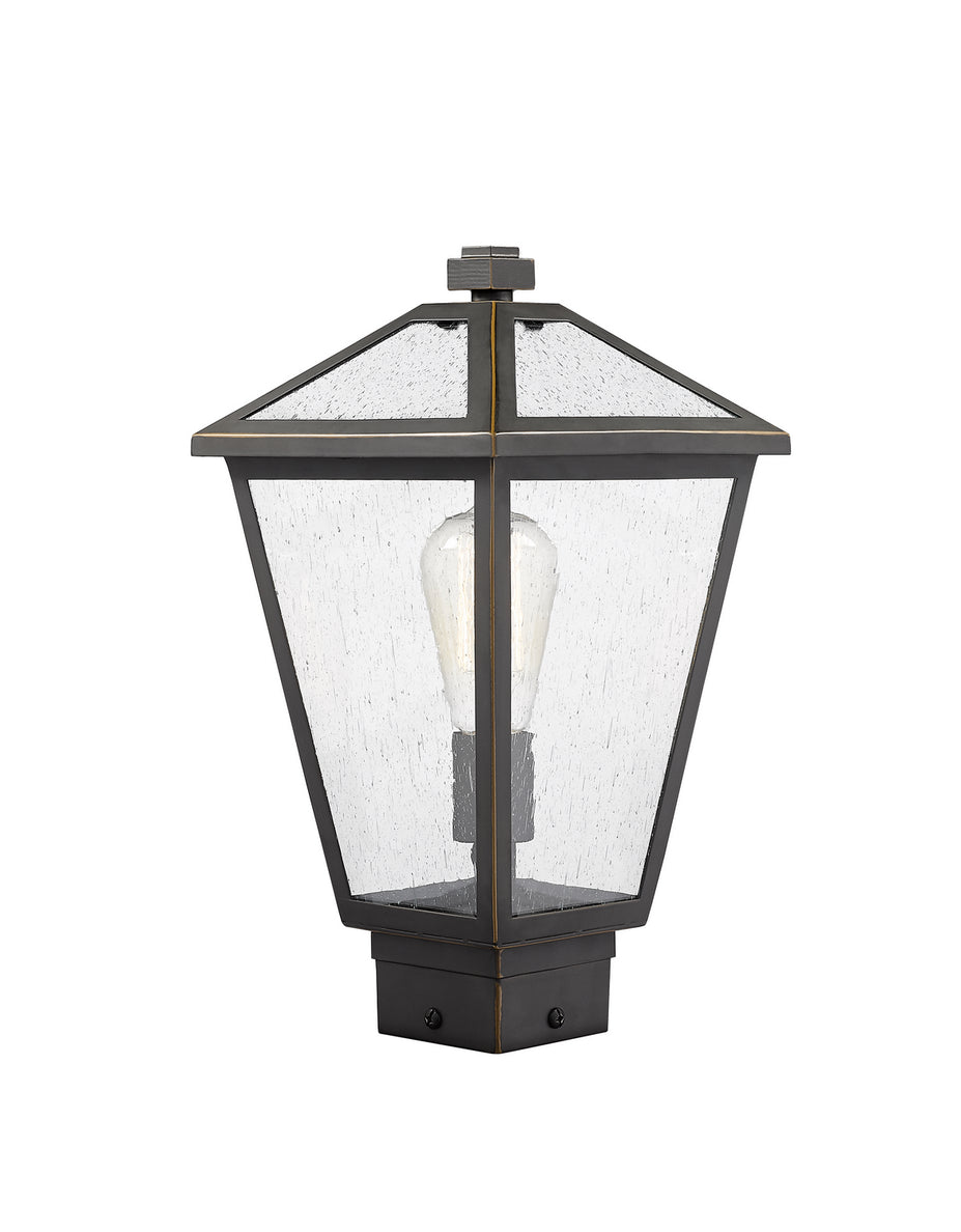Z-Lite - 579PHMS-ORB - One Light Outdoor Post Mount Fixture - Talbot - Oil Rubbed Bronze