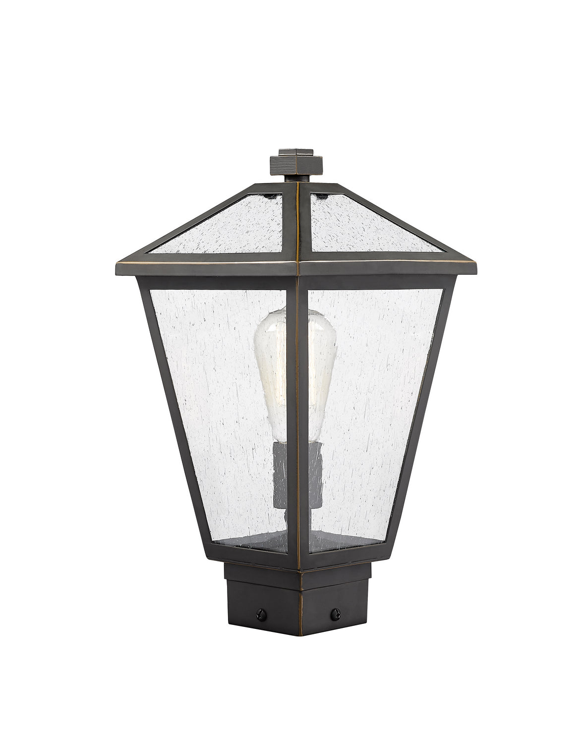 Z-Lite - 579PHMS-ORB - One Light Outdoor Post Mount Fixture - Talbot - Oil Rubbed Bronze