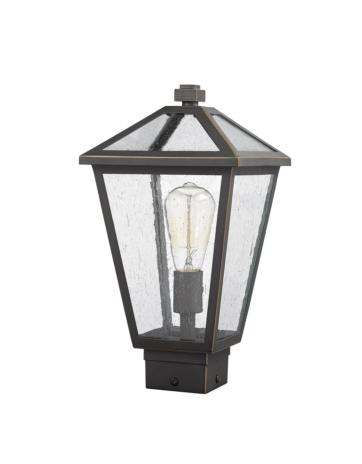 Z-Lite - 579PHMS-ORB - One Light Outdoor Post Mount - Talbot - Oil Rubbed Bronze