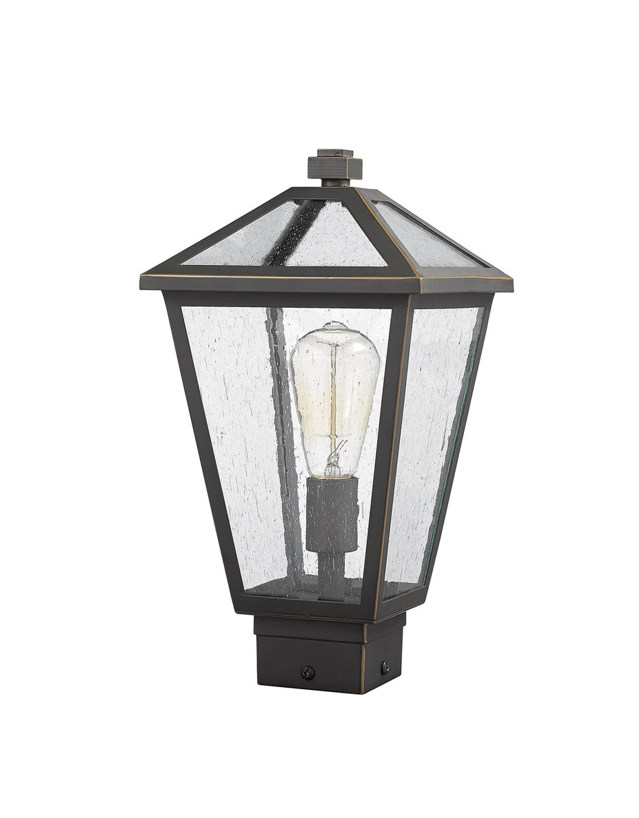 Z-Lite - 579PHMS-ORB - One Light Outdoor Post Mount Fixture - Talbot - Oil Rubbed Bronze