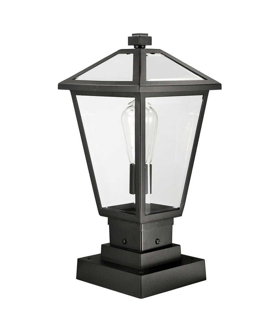 Z-Lite - 579PHMS-SQPM-BK - One Light Outdoor Pier Mounted Fixture - Talbot - Black