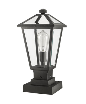 Z-Lite - 579PHMS-SQPM-BK - One Light Outdoor Pier Mounted Fixture - Talbot - Black