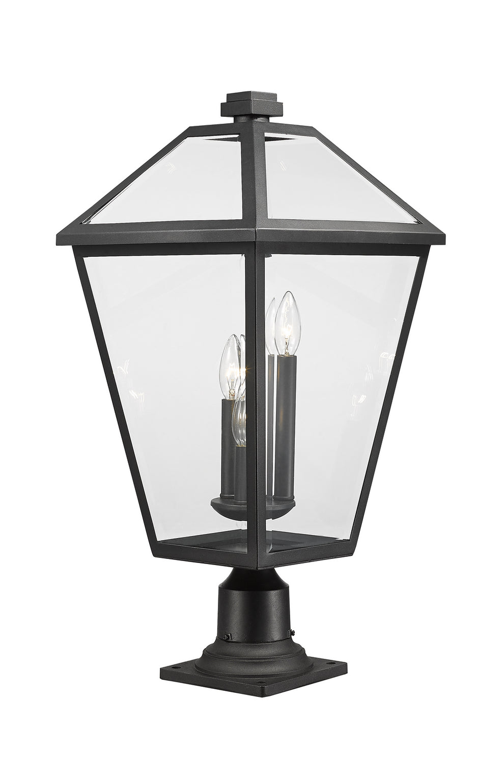 Z-Lite - 579PHXLR-533PM-BK - Three Light Outdoor Pier Mounted Fixture - Talbot - Black