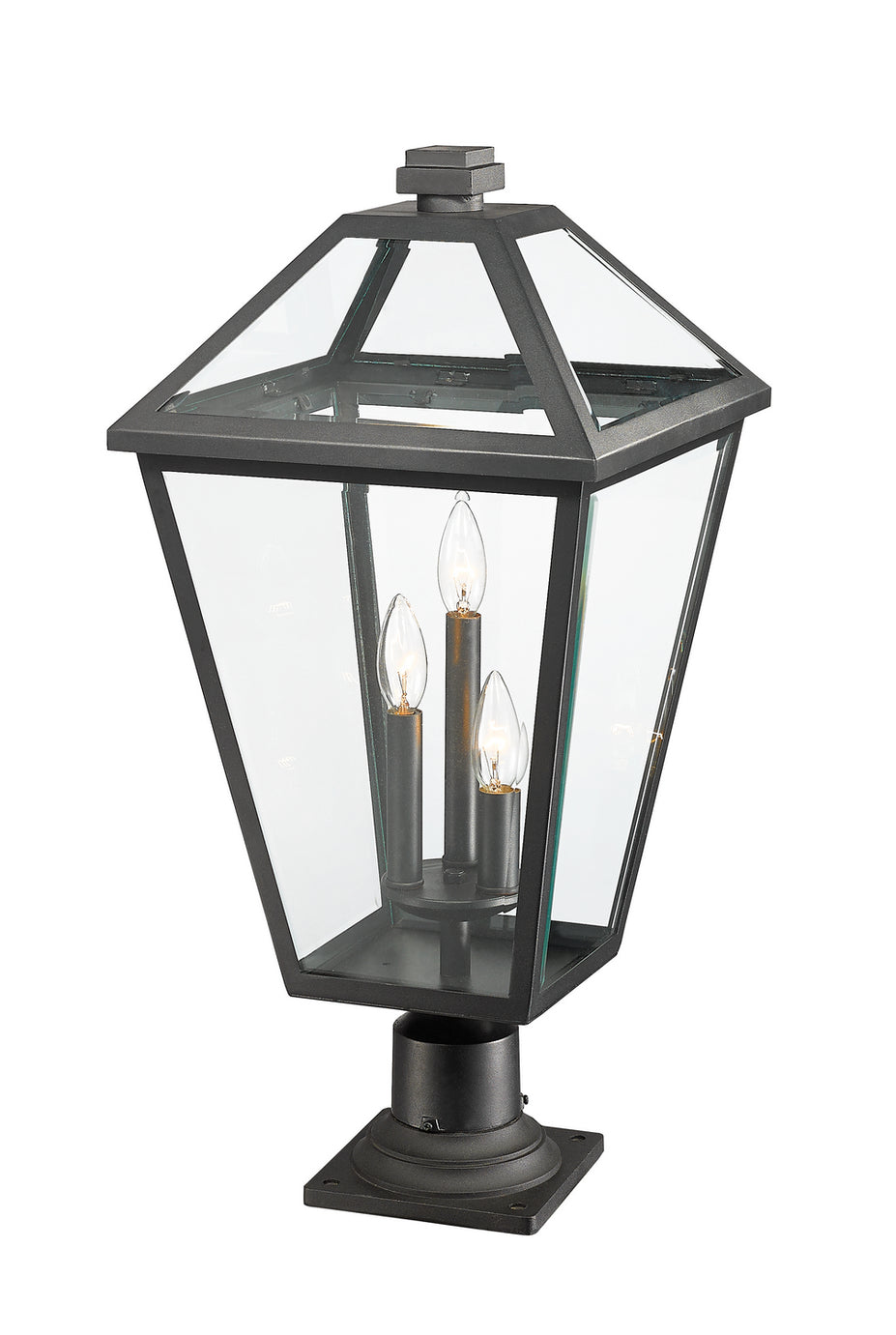 Z-Lite - 579PHXLR-533PM-BK - Three Light Outdoor Pier Mounted Fixture - Talbot - Black