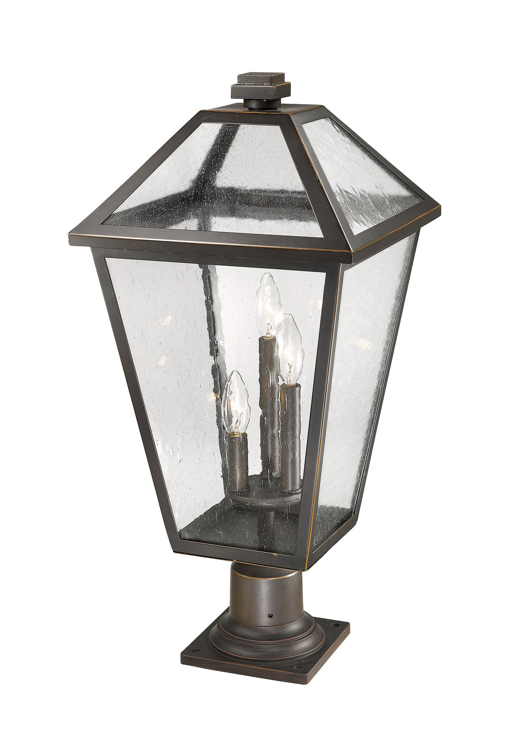 Z-Lite - 579PHXLR-533PM-ORB - Three Light Outdoor Pier Mount - Talbot - Oil Rubbed Bronze