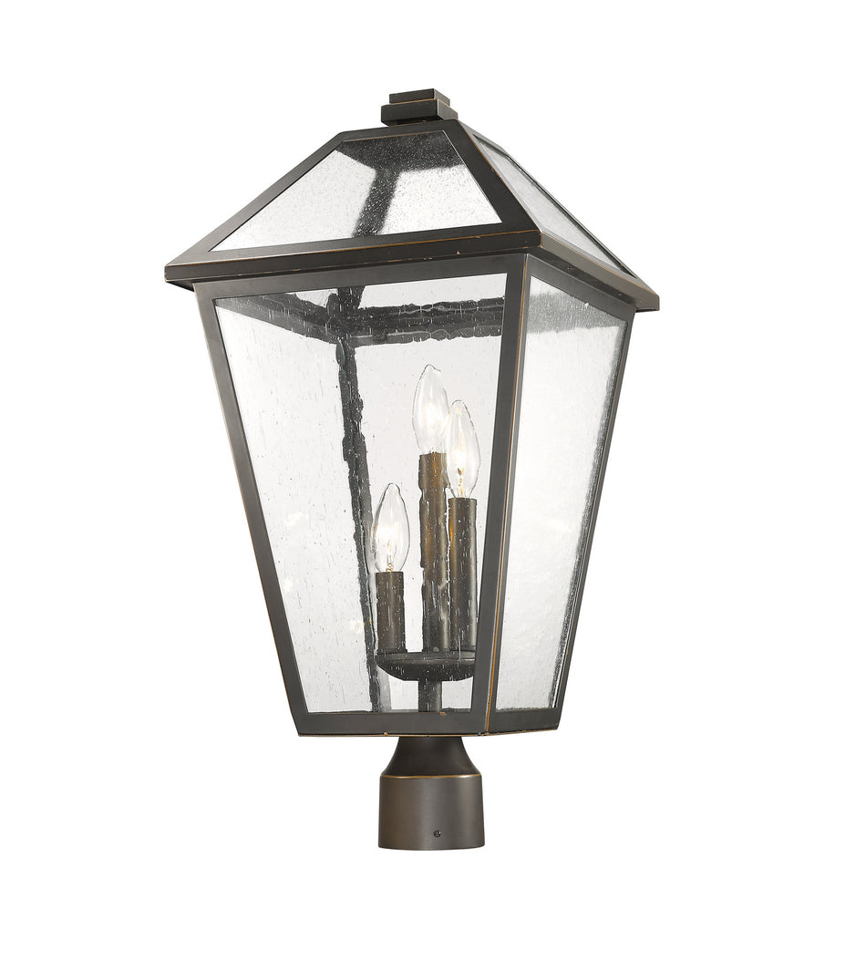 Z-Lite - 579PHXLR-ORB - Three Light Outdoor Post Mount Fixture - Talbot - Oil Rubbed Bronze