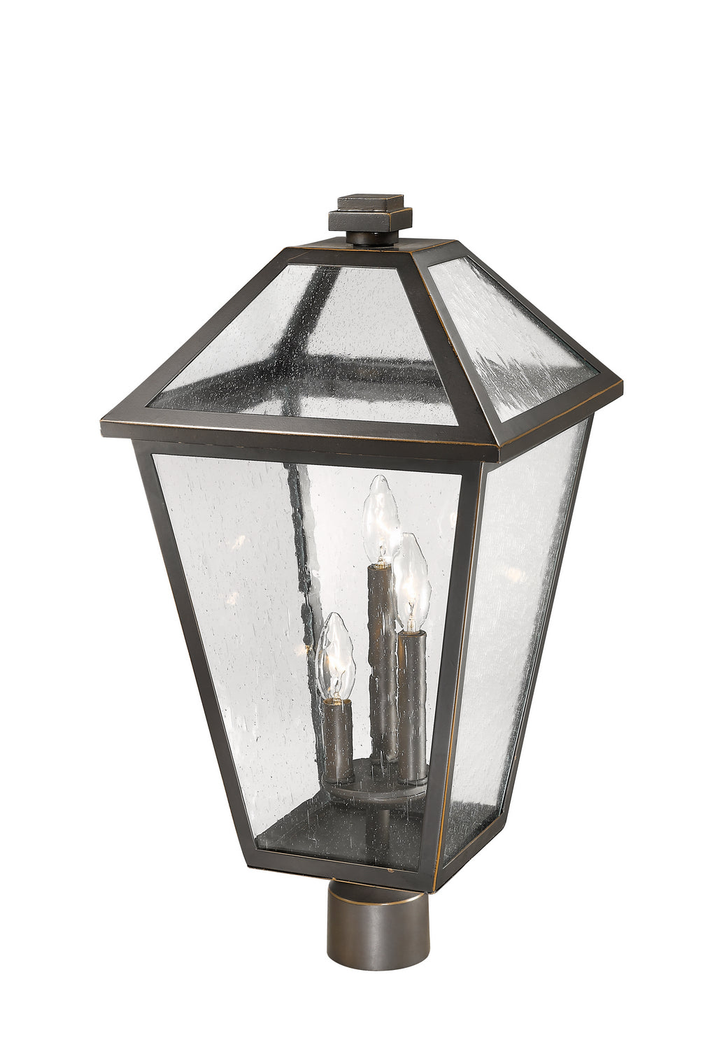 Z-Lite - 579PHXLR-ORB - Three Light Outdoor Post Mount Fixture - Talbot - Oil Rubbed Bronze