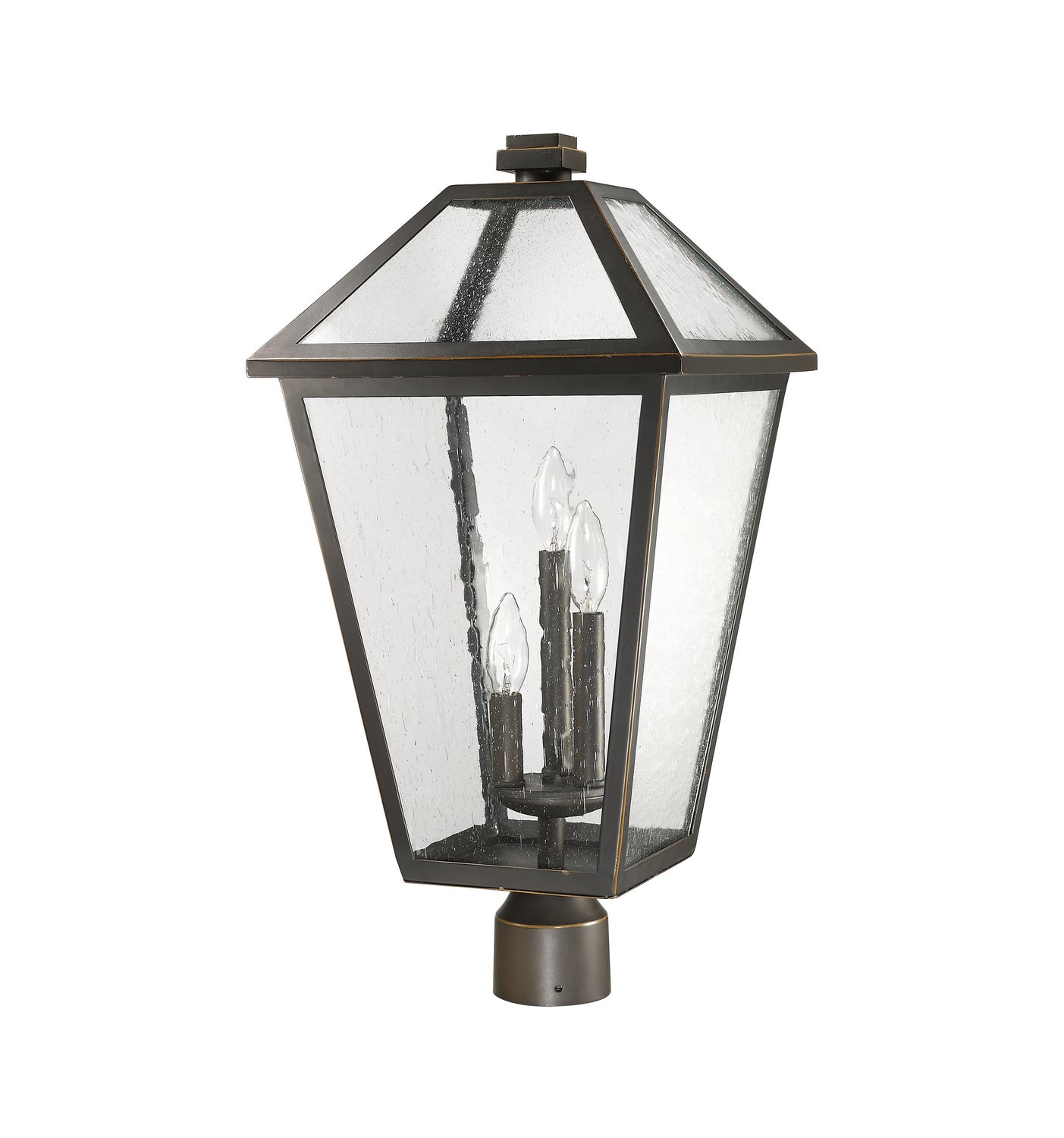 Z-Lite - 579PHXLR-ORB - Three Light Outdoor Post Mount Fixture - Talbot - Oil Rubbed Bronze