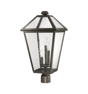 Z-Lite - 579PHXLR-ORB - Three Light Outdoor Post Mount Fixture - Talbot - Oil Rubbed Bronze