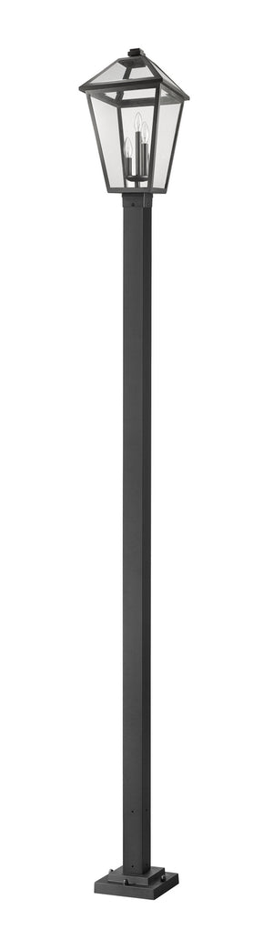 Z-Lite - 579PHXLS-536P-BK - Three Light Outdoor Post Mounted Fixture - Talbot - Black