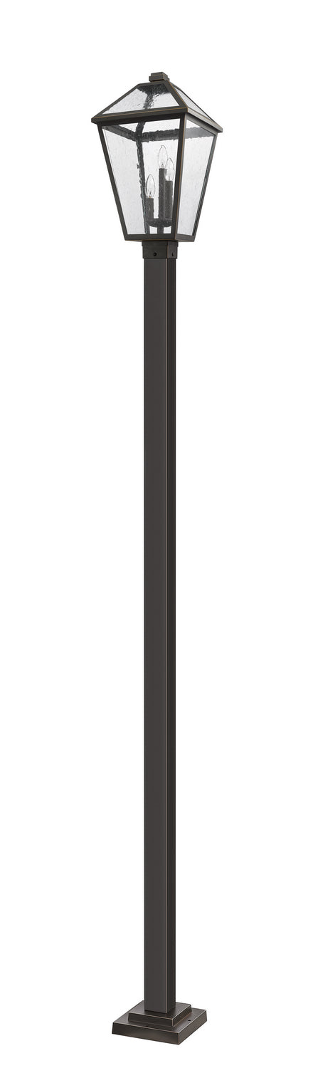Z-Lite - 579PHXLS-536P-ORB - Three Light Outdoor Post Mounted Fixture - Talbot - Oil Rubbed Bronze