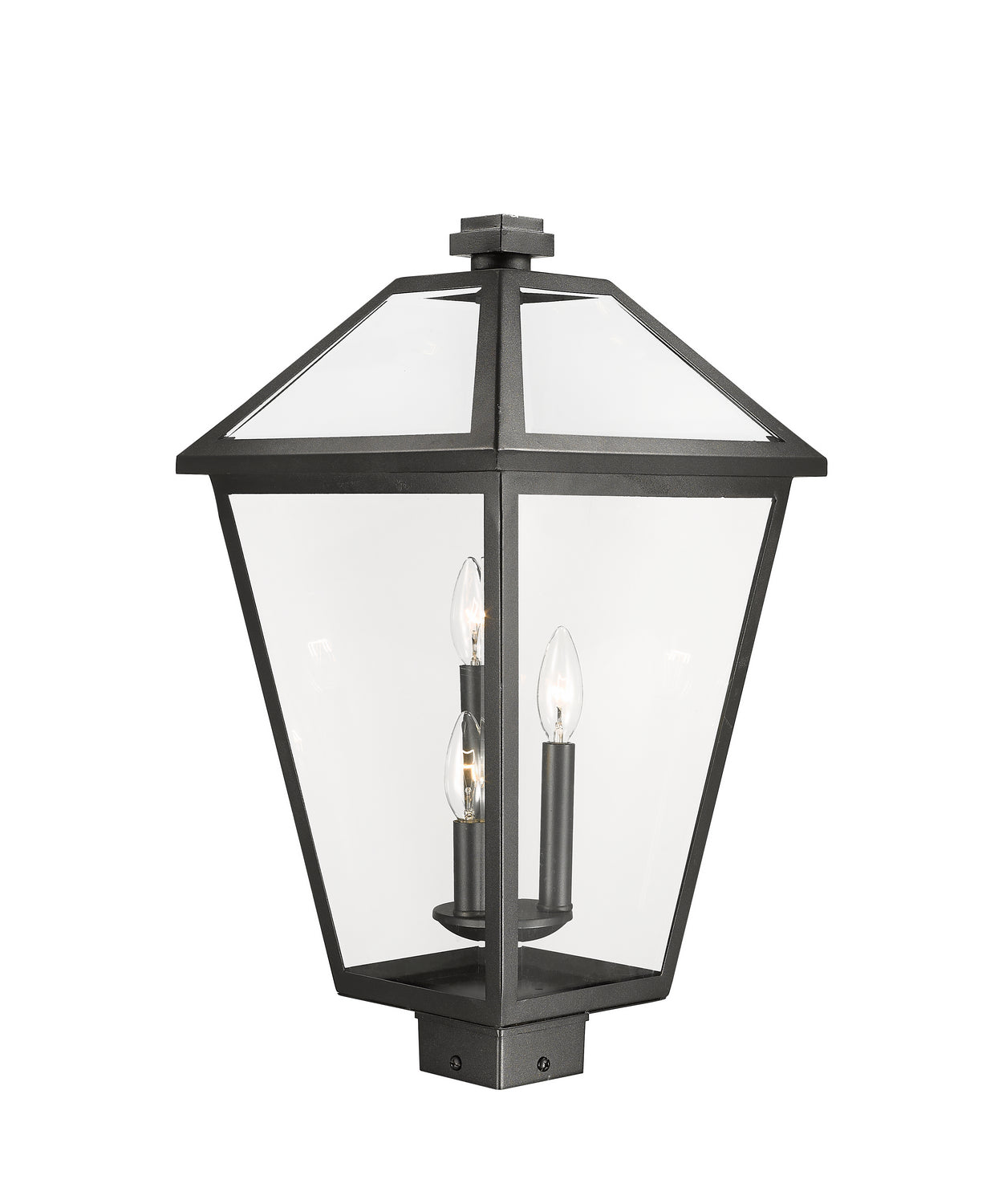 Z-Lite - 579PHXLS-BK - Three Light Outdoor Post Mount Fixture - Talbot - Black