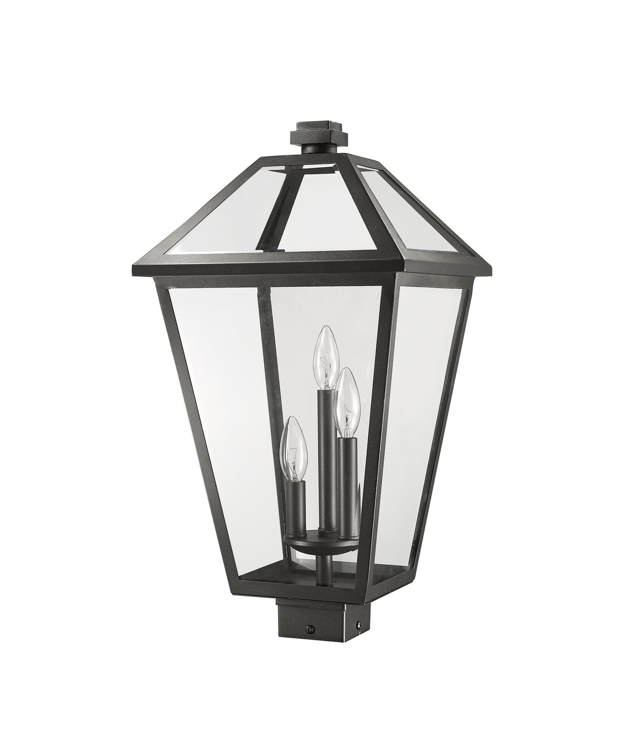 Z-Lite - 579PHXLS-BK - Three Light Outdoor Post Mount Fixture - Talbot - Black