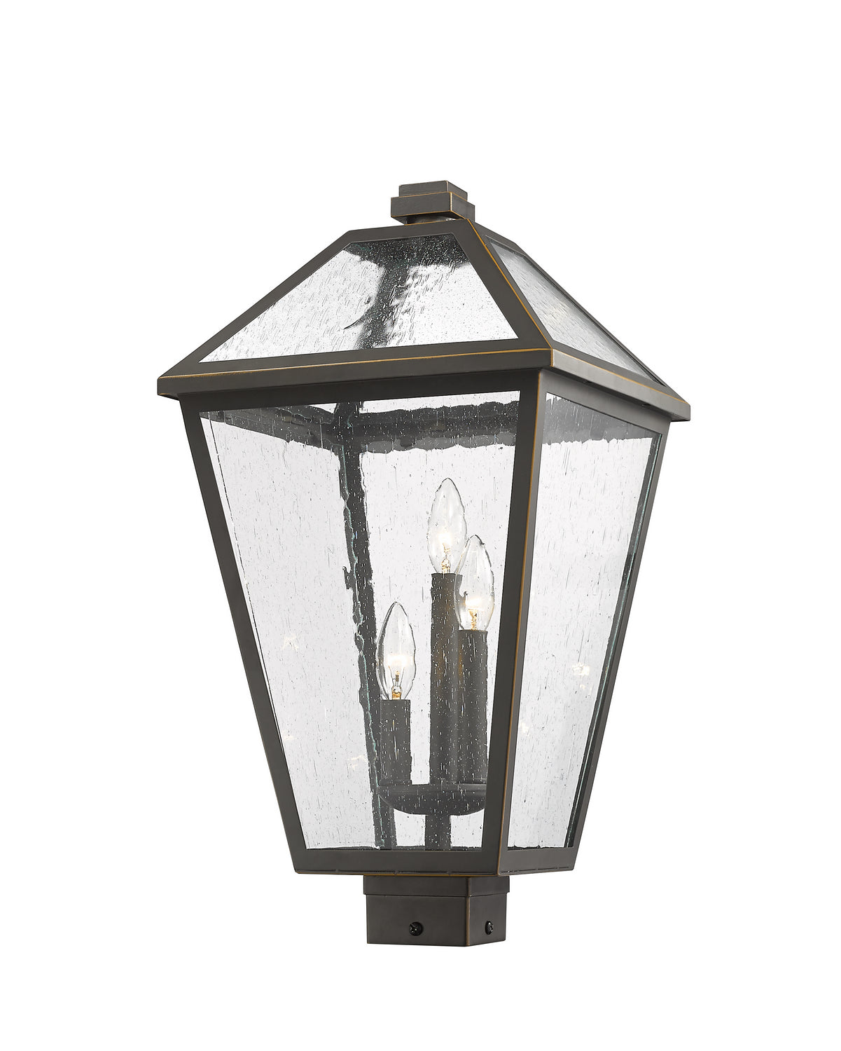 Z-Lite - 579PHXLS-ORB - Three Light Outdoor Post Mount Fixture - Talbot - Oil Rubbed Bronze