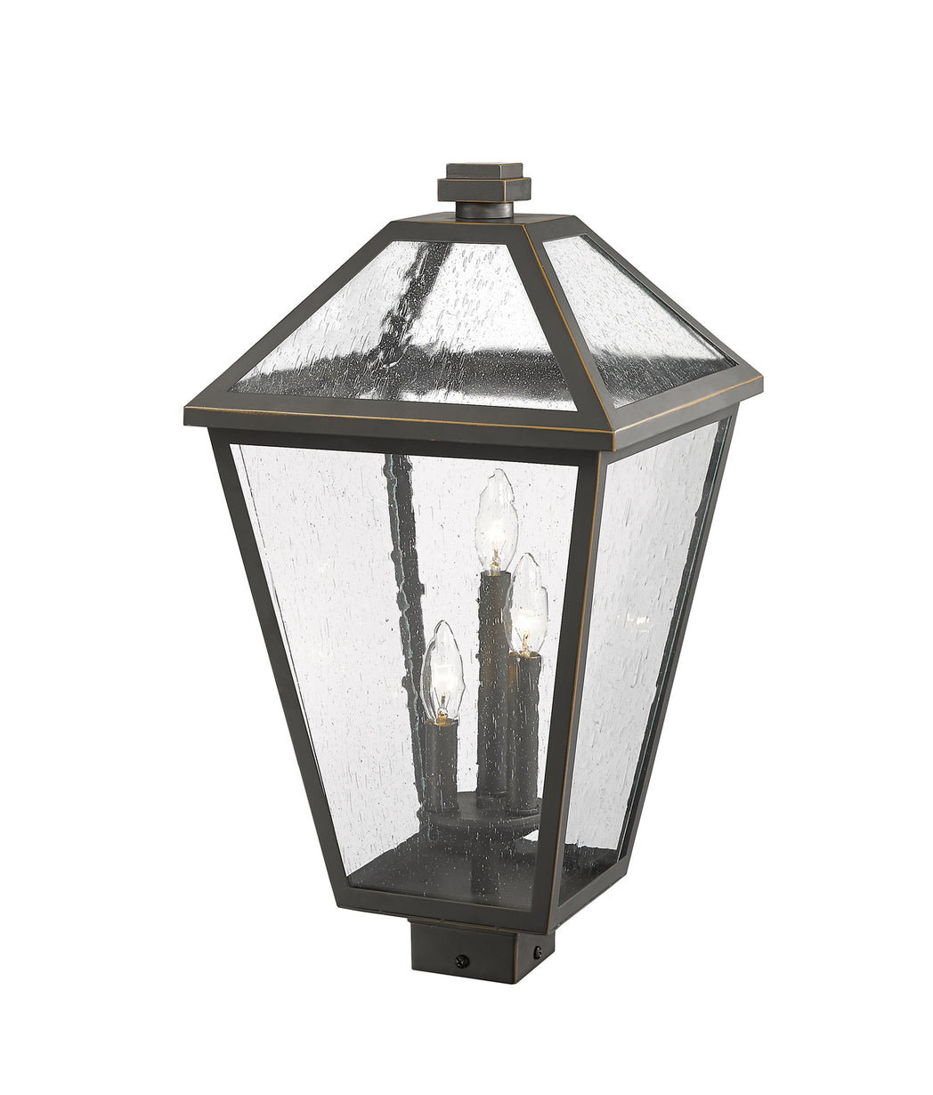 Z-Lite - 579PHXLS-ORB - Three Light Outdoor Post Mount Fixture - Talbot - Oil Rubbed Bronze
