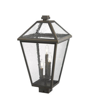 Z-Lite - 579PHXLS-ORB - Three Light Outdoor Post Mount Fixture - Talbot - Oil Rubbed Bronze